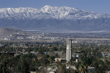 Mountain and Clock Tower