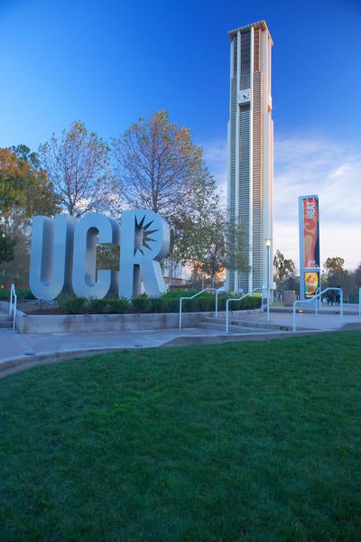 UCR Tower and Sign